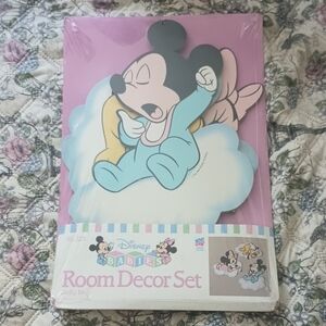 Disney Babies Wall Decor - Pink and Blue